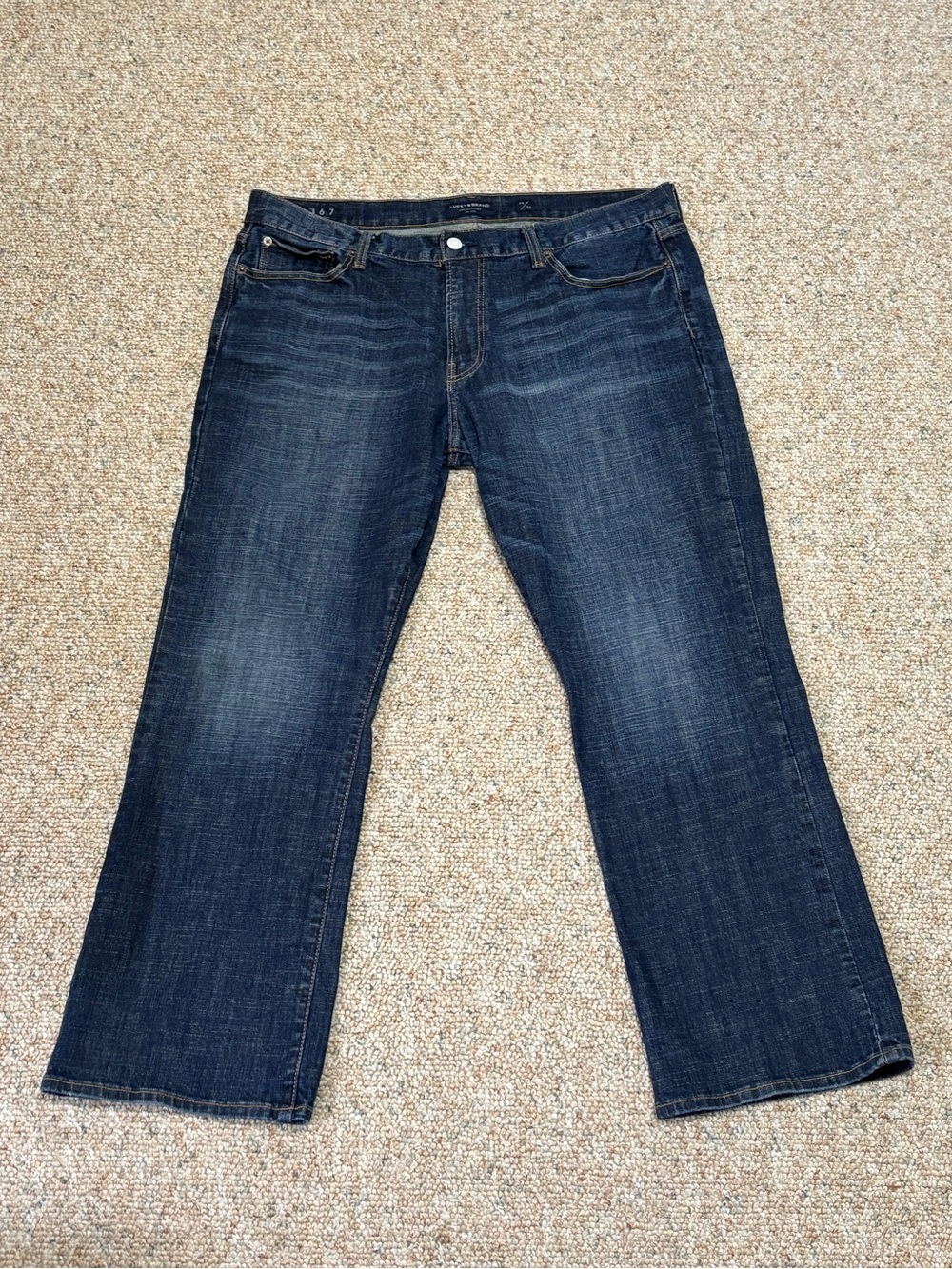 Lucky Brand 367 Vintage Boot Jeans Mens 38x30 Dark Wash Denim Bootcut